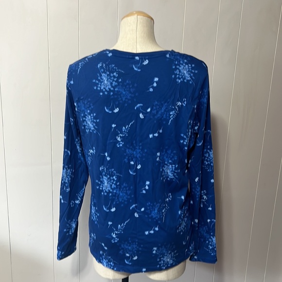 Blue long sleeve top - Picture 2 of 4